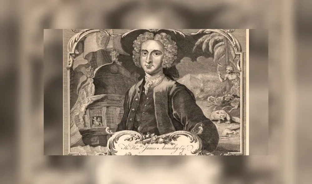 James, quien aparece en este grabado de George Bickham the Younger de 1744, llegó por fin a Irlanda reconocido como lo que siempre había sido... aunque no por todos. Foto: NATIONAL PORTRAIT GALLERY, LONDON