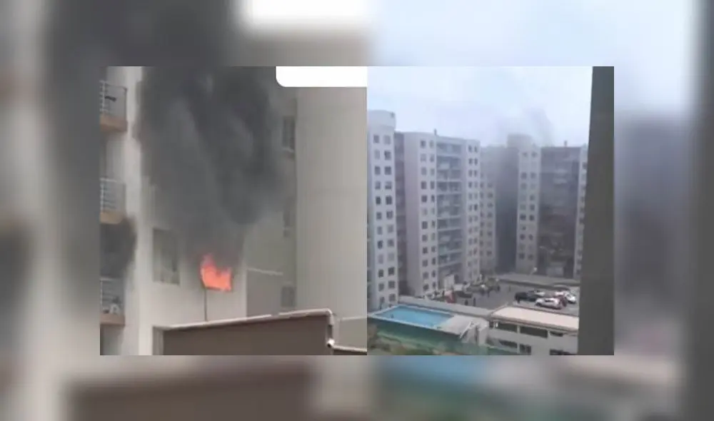 San Miguel: explosión de celular habría ocasionado incendio en tercer piso de edificio [VIDEO]