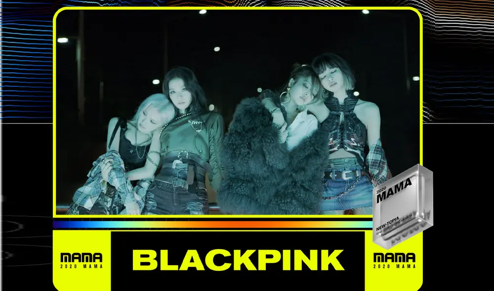 BLACKPINK nominado en los 2020 MAMA. Foto: Mnet
