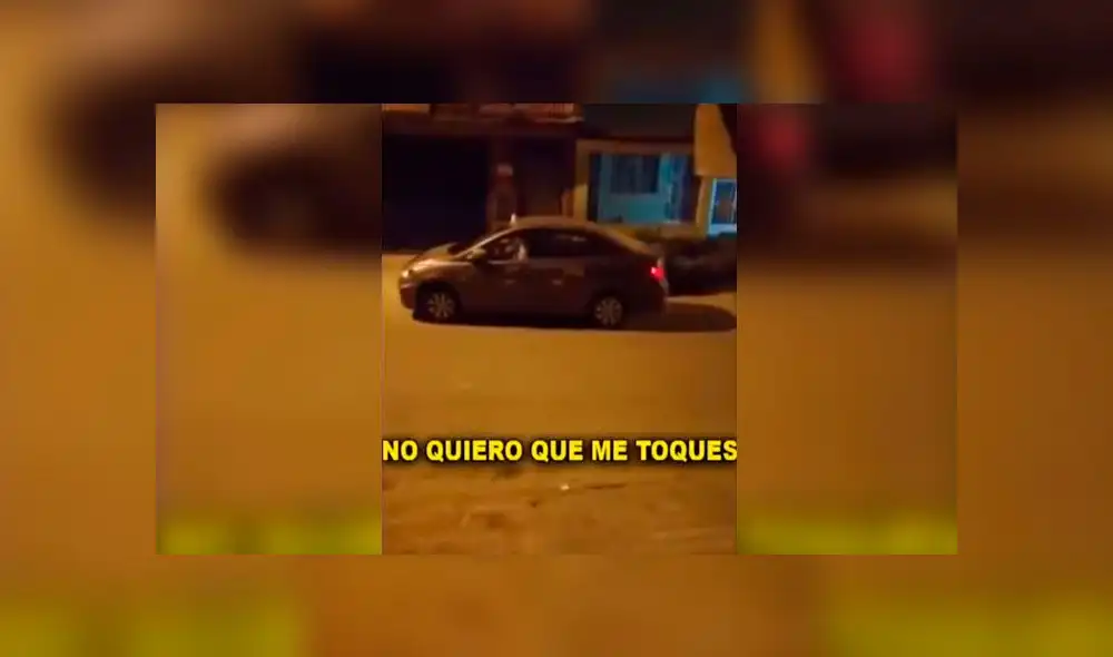 Hombre que iba en el asiento de piloto habría querido propasarse con joven mujer, según vecinos. (Foto: Captura de video / En Contacto) Hombre que iba en el asiento de piloto habría querido propasarse con joven mujer, según vecinos. (Foto: Captura de video / En Contacto)