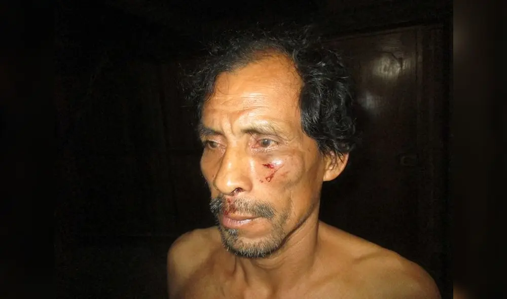 Manuel Inuma, apu de la comunidad nativa Santa Rosillo de Yanayaku, de San Martín, ha sido golpeado y secuestrado por madereros ilegales por defender su bosque. Foto: CAAAP.