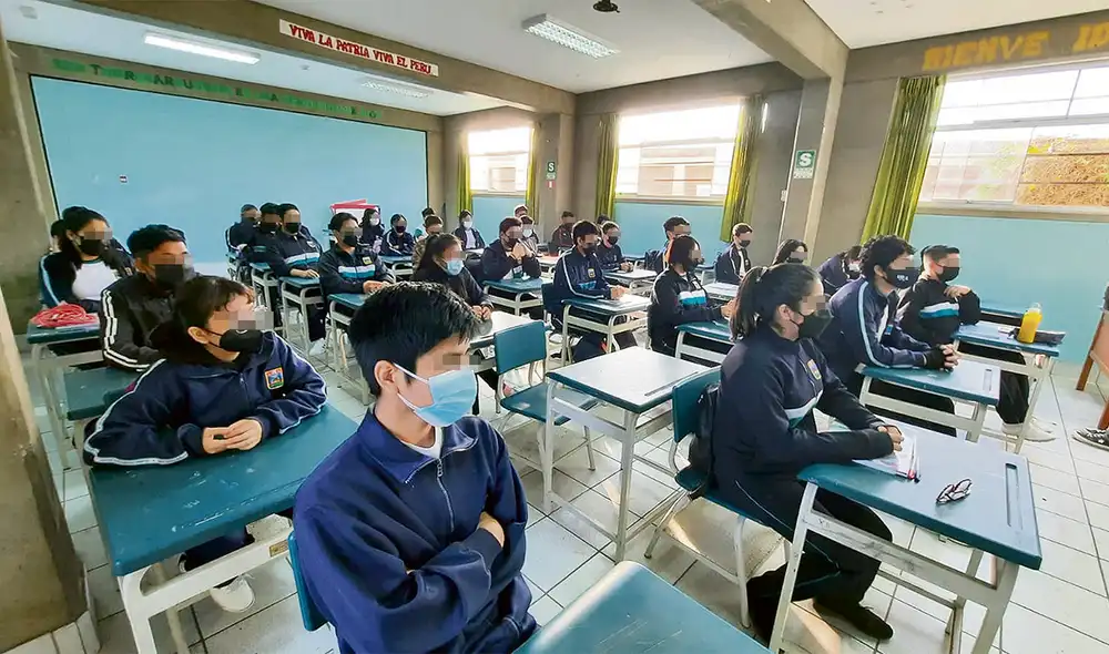 Evaluados. Escolares del segundo de secundaria rindieron pruebas de medición. Foto: difusión Evaluados. Escolares del segundo de secundaria rindieron pruebas de medición. Foto: difusión