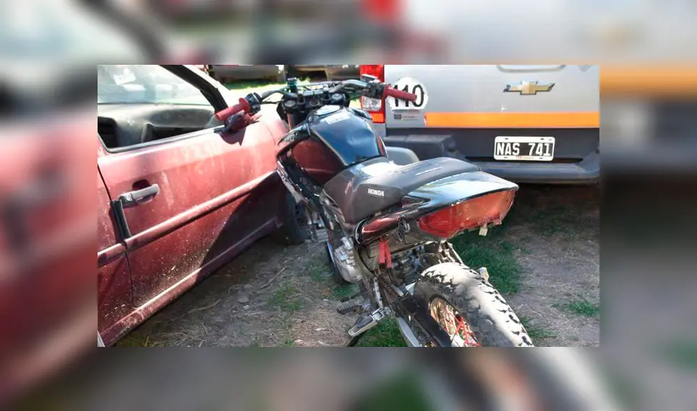 La moto lineal con la que la mujer fue asesinada.