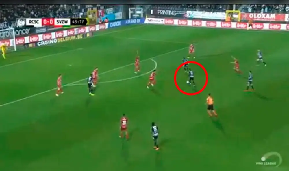 Cristian Benavente sorprendió con golazo en liga belga [VIDEO]