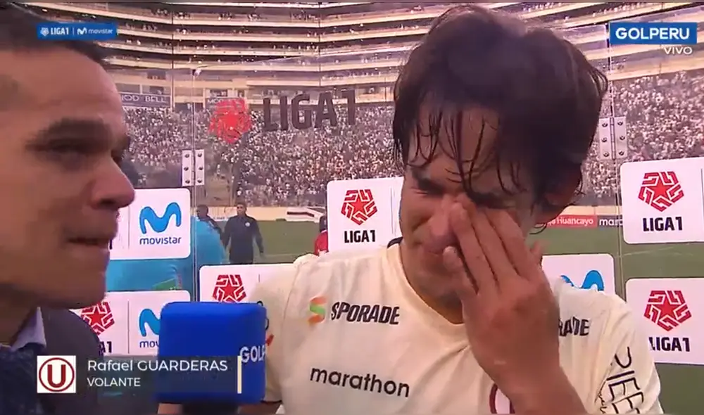 Rafael Guarderas vivió de forma especial el triunfo de su equipo. Rafael Guarderas vivió de forma especial el triunfo de su equipo.