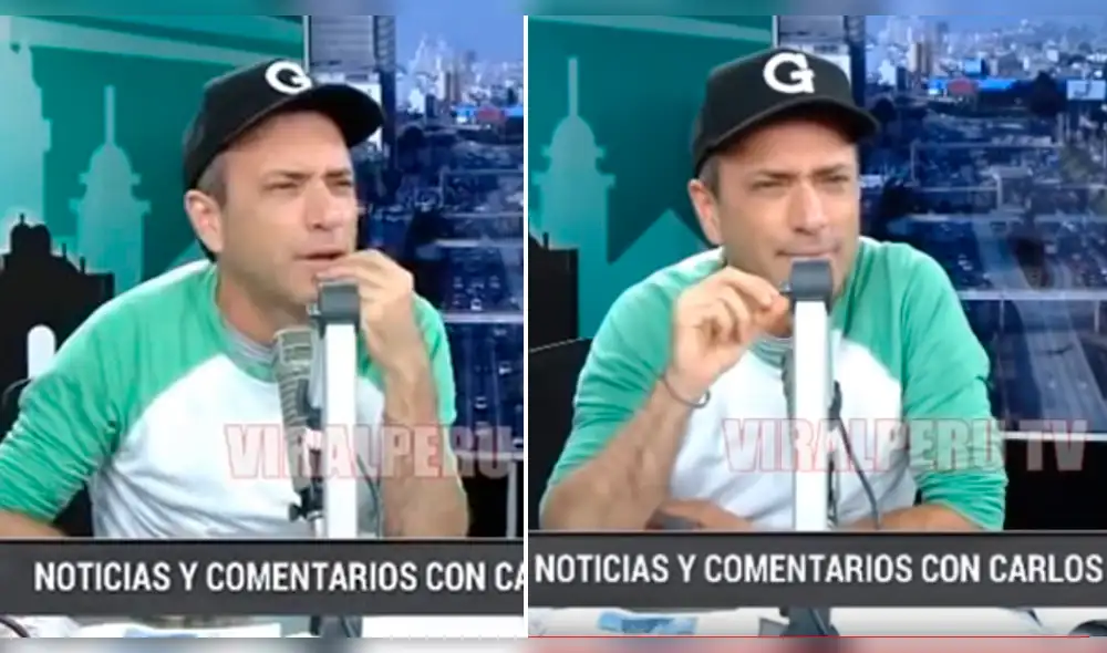 Carlos Galdós recibe insulto por atacar a Alan García durante programa en vivo [VIDEO]