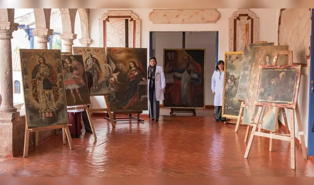 Entregan más de 100 obras de arte restauradas a templos e instituciones de Cusco [FOTOS]