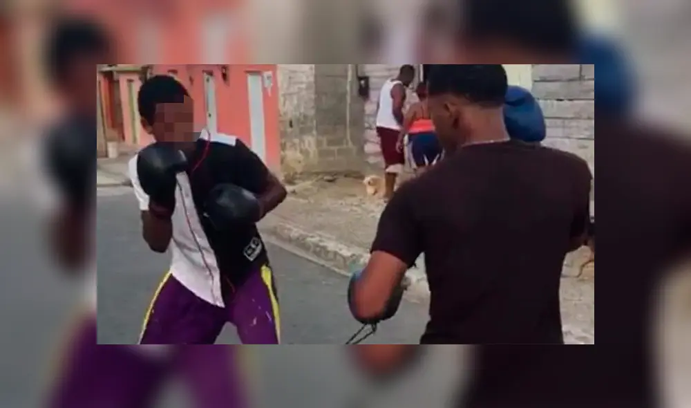 El joven se convirtió en el asesino de su amigo, luego de propinarle un brutal nocaut. (Foto: Captura)
