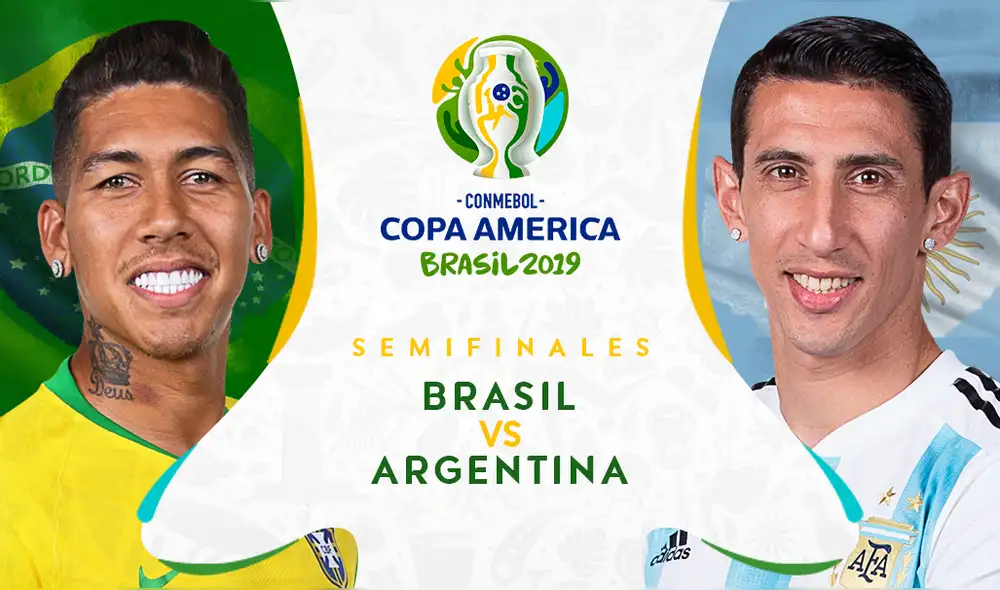 Brasil vs. Argentina duelo por la semifinal de la Copa América 2019. Brasil vs. Argentina duelo por la semifinal de la Copa América 2019.