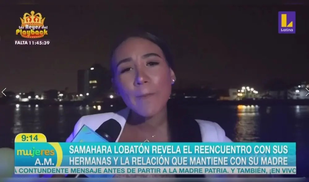 Samahara Lobatón habla sobre la actual relación que tiene con sus hermanas