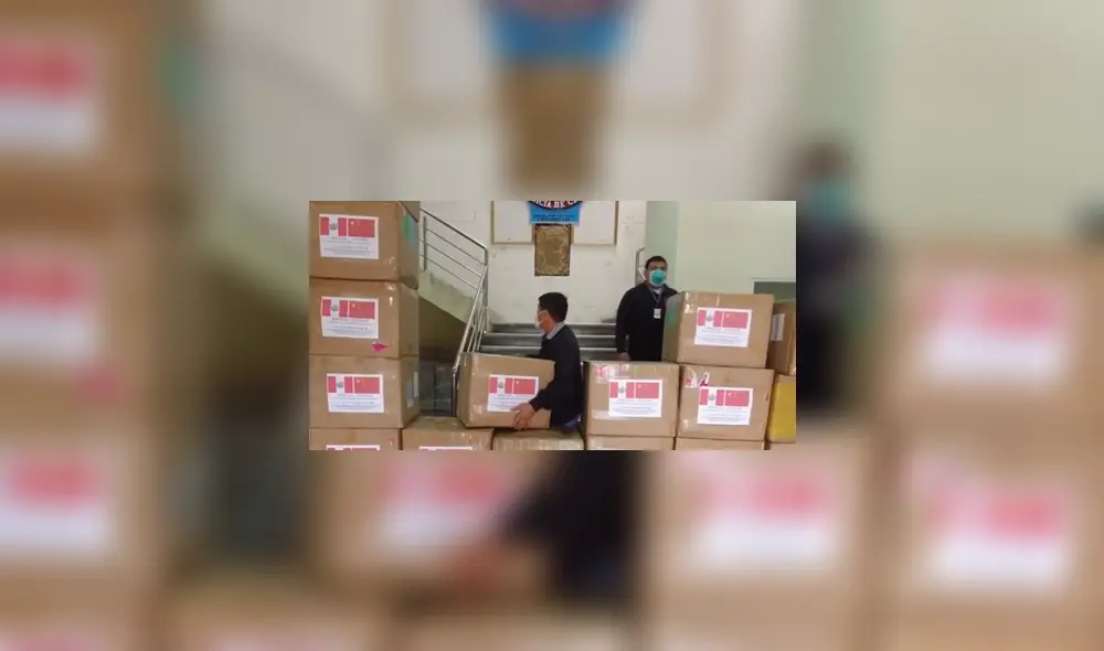 Coronavirus: China dona 50 000 mascarillas a provincia de La Libertad