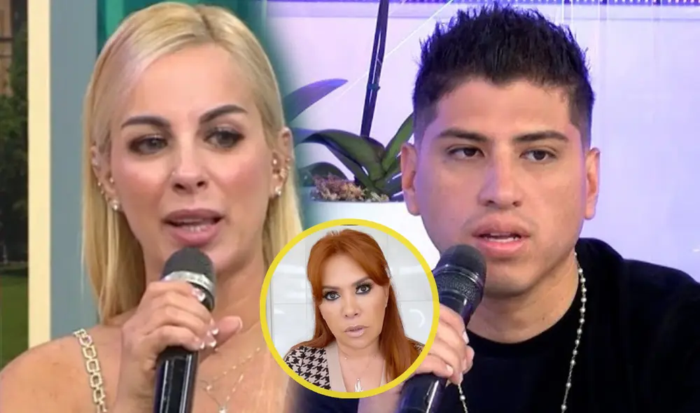 Dalia Durán indignada luego de que John Kelvin negara en vivo que nunca la agredió sexualmente pese a pruebas de médico legista. Foto: composición/captura América TV/captura Willax Dalia Durán indignada luego de que John Kelvin negara en vivo que nunca la agredió sexualmente pese a pruebas de médico legista. Foto: composición/captura América TV/captura Willax