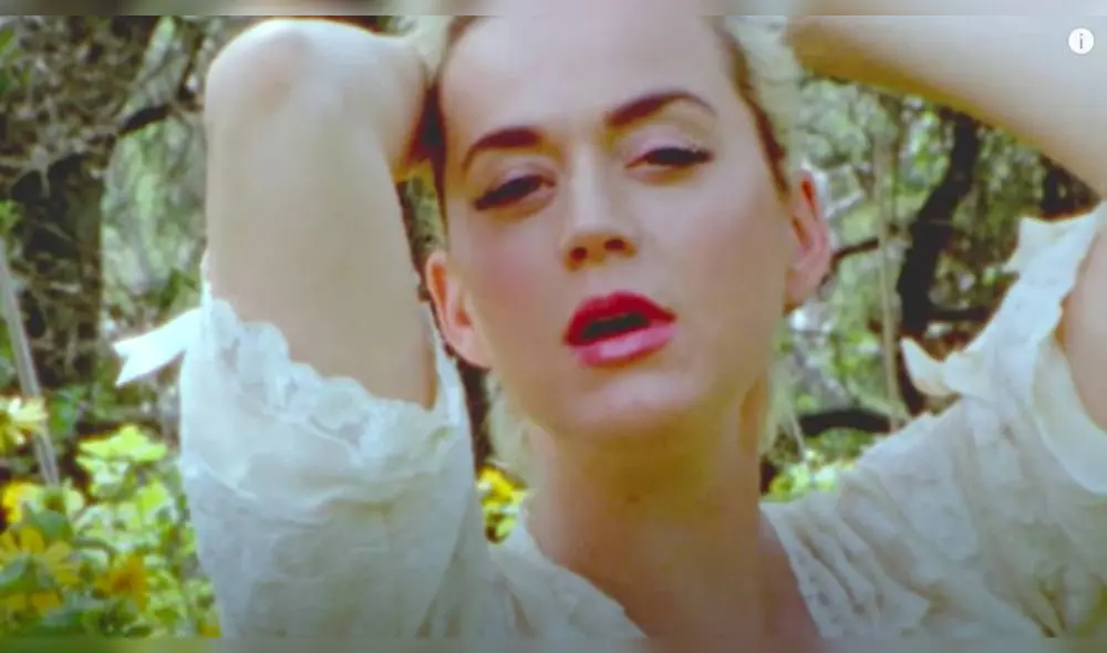 Mientras se va desarrollando el tema, la pareja de Orlando Bloom se va despojando de sus prendas. (Foto: Captura)