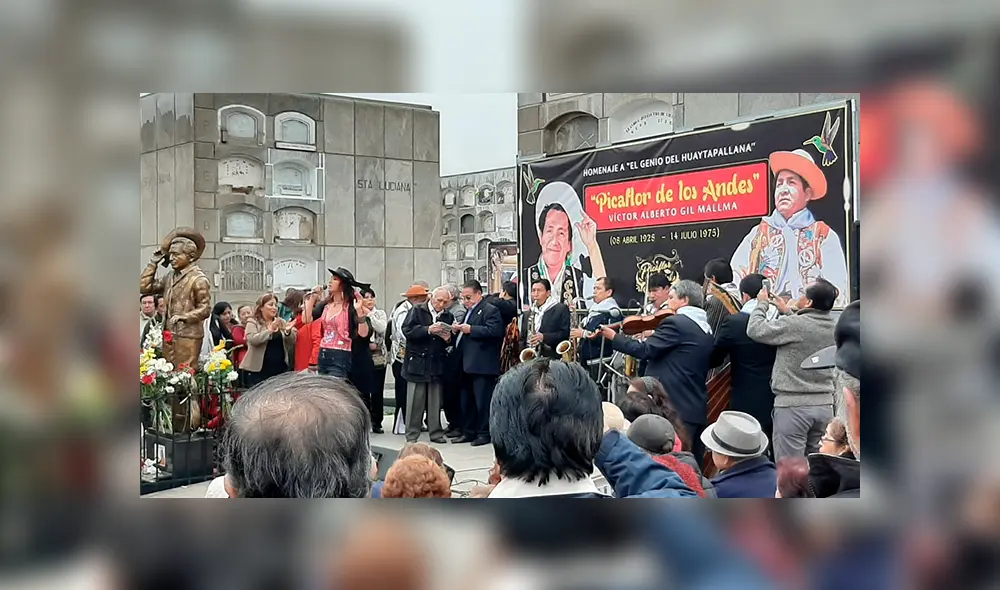 Picaflor de los Andes: Homenaje 44 años de su partída Física. (Fotos: Arlette Tello) Picaflor de los Andes: Homenaje 44 años de su partída Física. (Fotos: Arlette Tello)