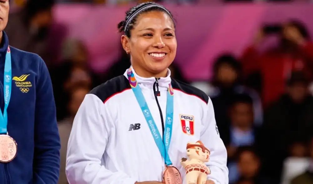 La luchadora Thalía Mallqui ganó la medalla de bronce en los Juegos Panamericanos Lima 2019. | Foto: IPD