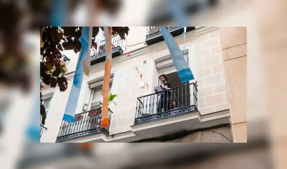 Además de las actividades en los balcones, los vecinos y vecinas madrileñas tendrán muchas más desde las redes sociales. (Foto: Chema Barroso)