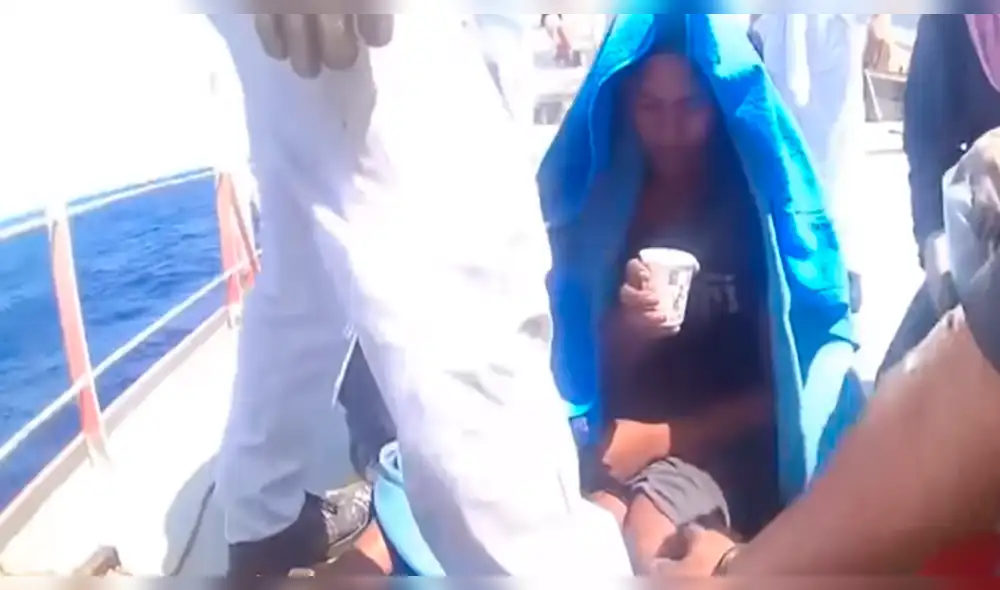 Vía YouTube: Increíble rescate de joven que sobrevivió por 49 días en el Océano Pacífico