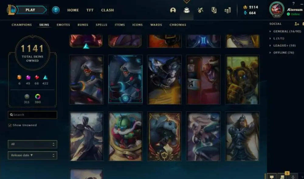 Armar dicha colección era "el sueño de su vida" y gastó un total de 7.035 dólares en la tienda oficial. Foto: Reddit