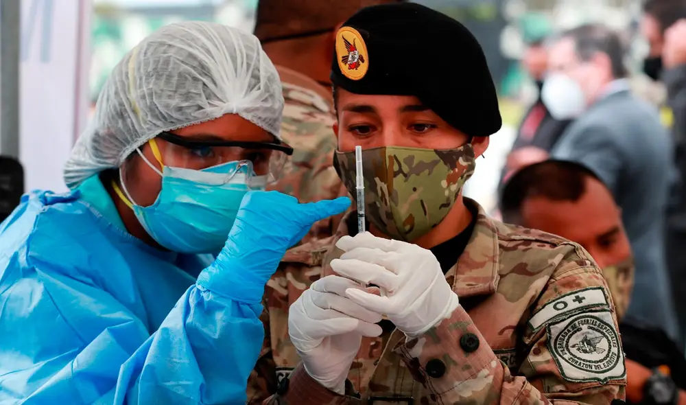 Fuerzas Armadas vacunarán a la población del interior del país. Foto: Difusión Fuerzas Armadas vacunarán a la población del interior del país. Foto: Difusión