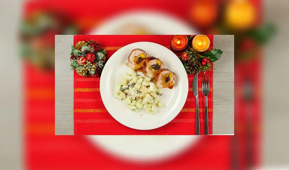 Aprende a preparar cerdo navideño enrollado [Receta y Video]