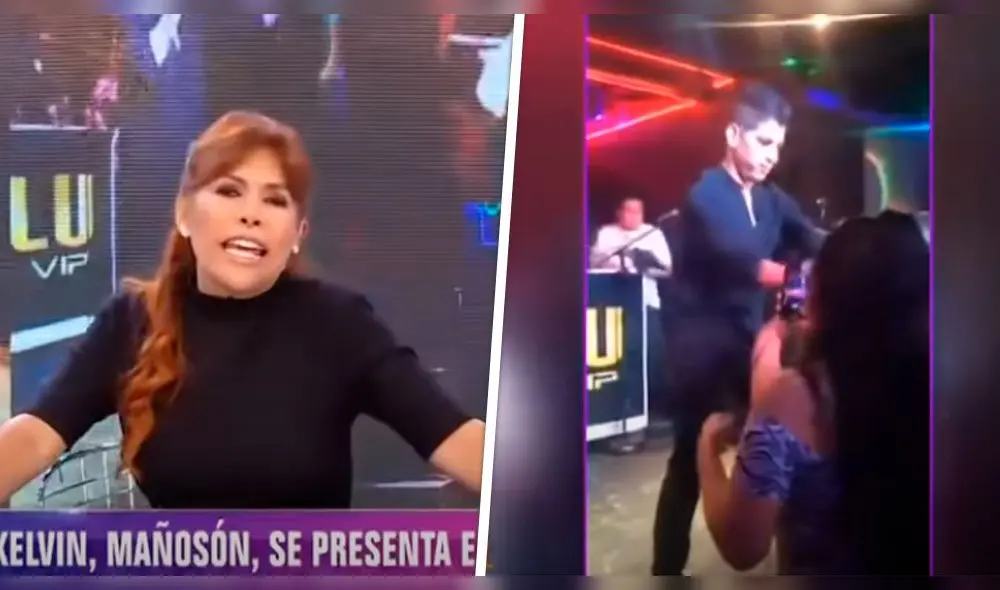 La comunicadora se mostró indignada por las acciones del cumbiambero en su presentación para una de las colonias peruanas en Japón. Foto: captura ATV La comunicadora se mostró indignada por las acciones del cumbiambero en su presentación para una de las colonias peruanas en Japón. Foto: captura ATV