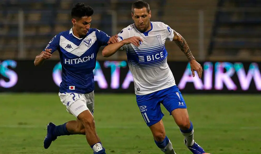 Luciano Aued anotó el empate transitorio para la U. Católica. Foto: EFE