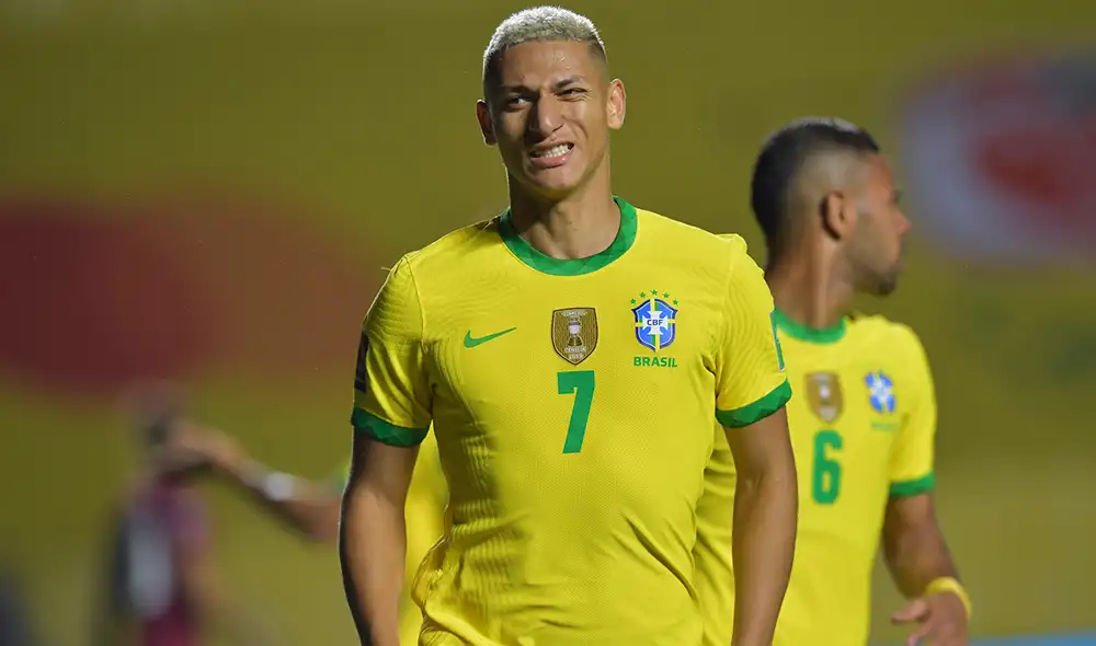 Brasil y Venezuela se enfrentan en el Morumbí, por las Eliminatorias a Qatar 2022. Foto: AFP