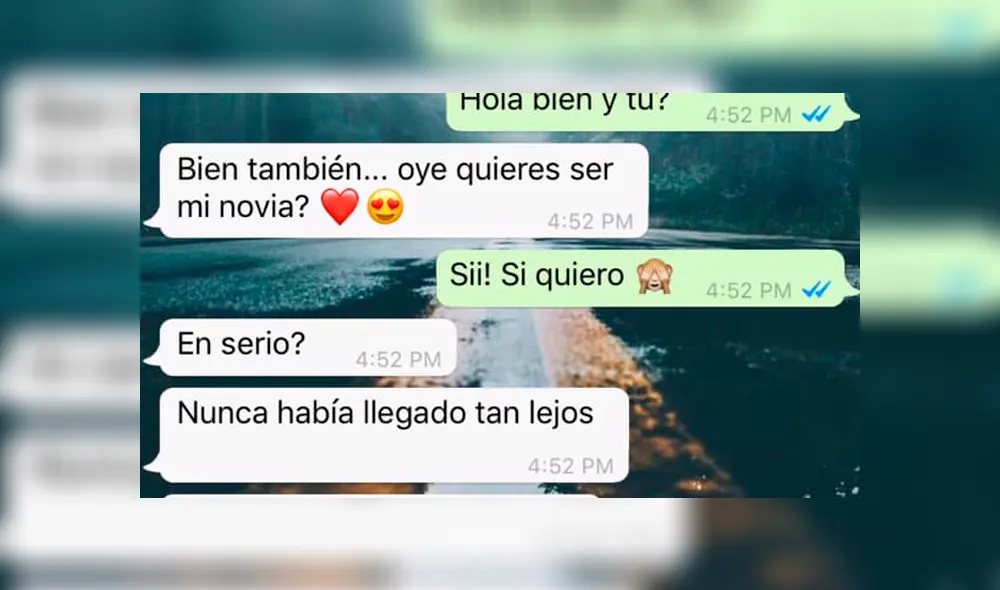 WhatsApp: Chico se declara a su 'crush', ella lo acepta y sucede algo inesperado [FOTOS]