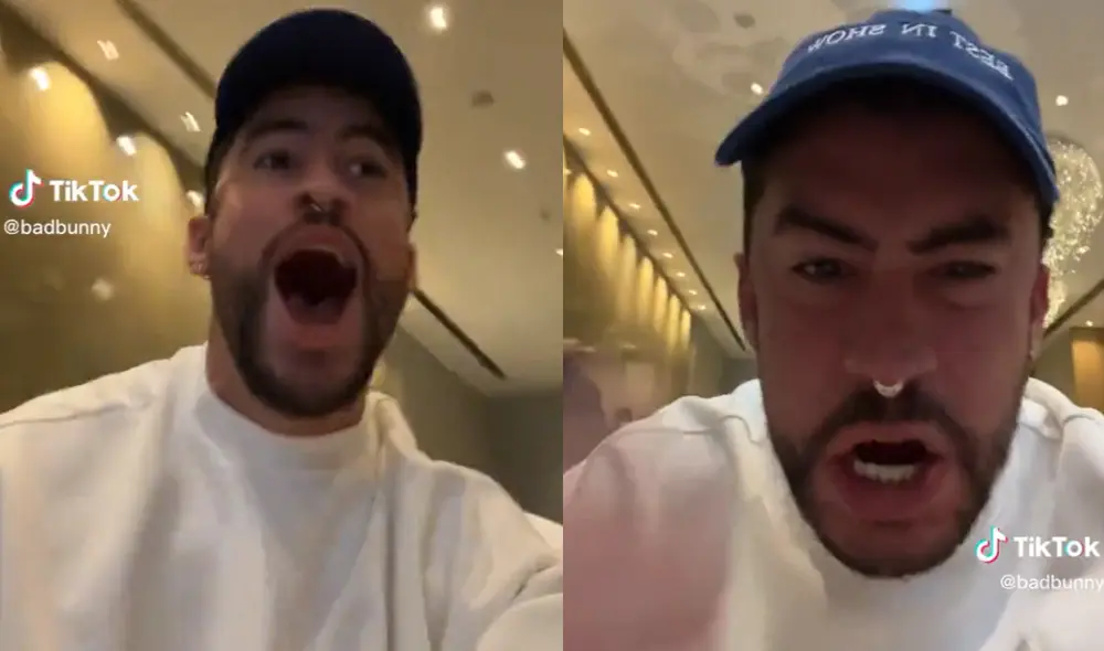 Bad Bunny celebra golazo de Lionel Messi en Argentina vs. Paises Bajos. Foto: composición LR/ captura de Tiktok