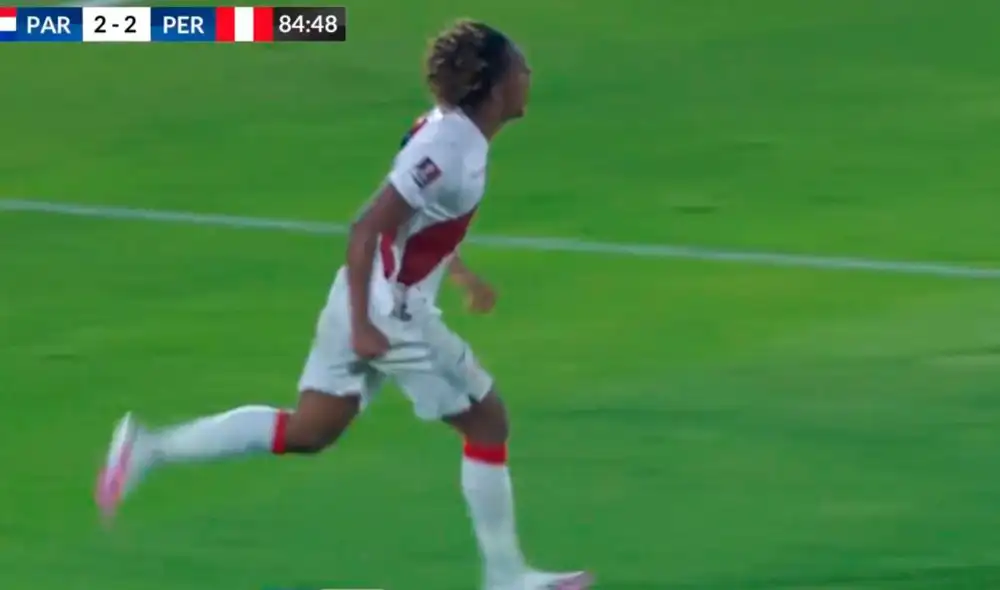 André Carrillo apareció nuevamente para poner la paridad. Foto: Captura de América TV