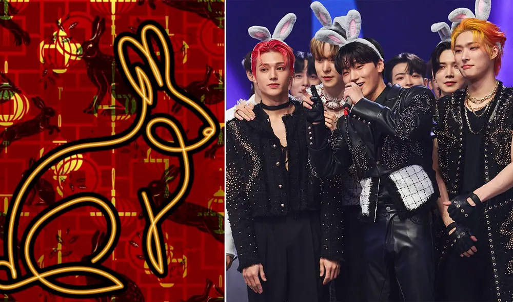 K-pop: 5 de los 8 integrantes de ATEEZ son del signo conejo. Foto: composición LR/difusión/MBC