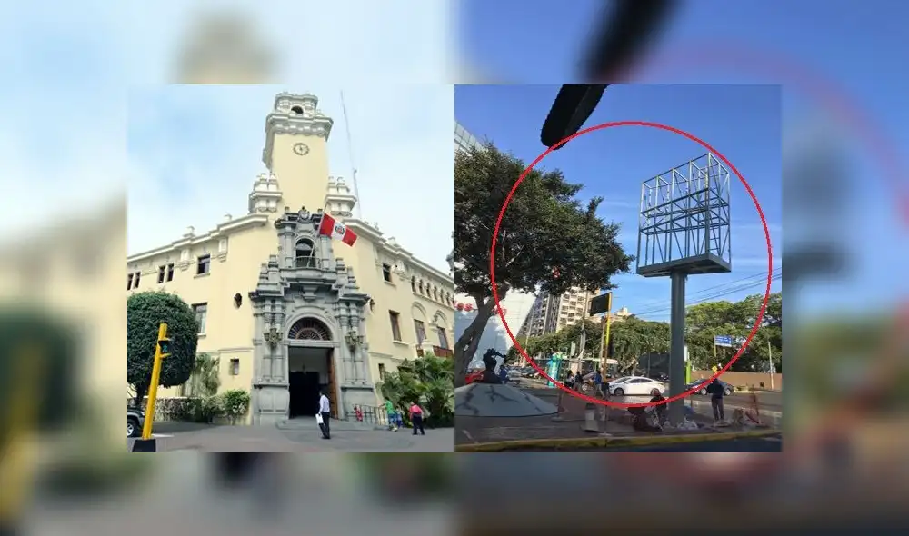 Municipio responde tras quejas por panel publicitario instalado cerca a monumento