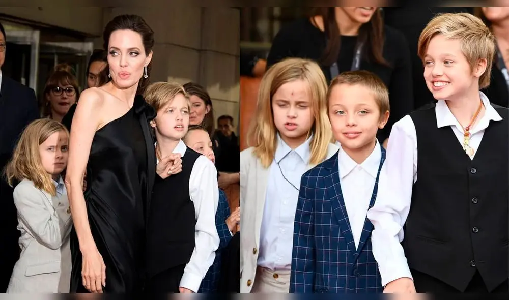 Lluvia de críticas a Angelina Jolie por look masculino de hija menor de Brad Pitt