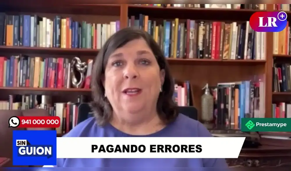 Rosa María Palacios en Sin Guion. Foto: LR+