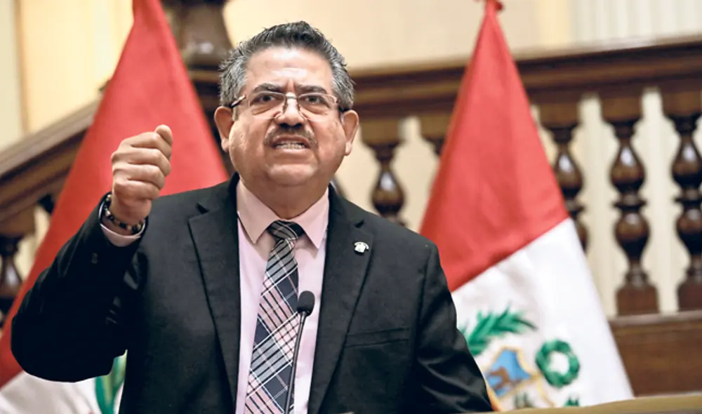 Versión. Manuel Merino dijo que también habló sobre los ministros de Trabajo y de Economía. (Foto: Jorge Cerdán)