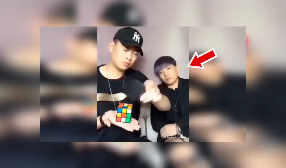Facebook viral: mago asiático presume truco del ‘cubo mágico’, pero su amigo lo deja en ridículo [VIDEO] 