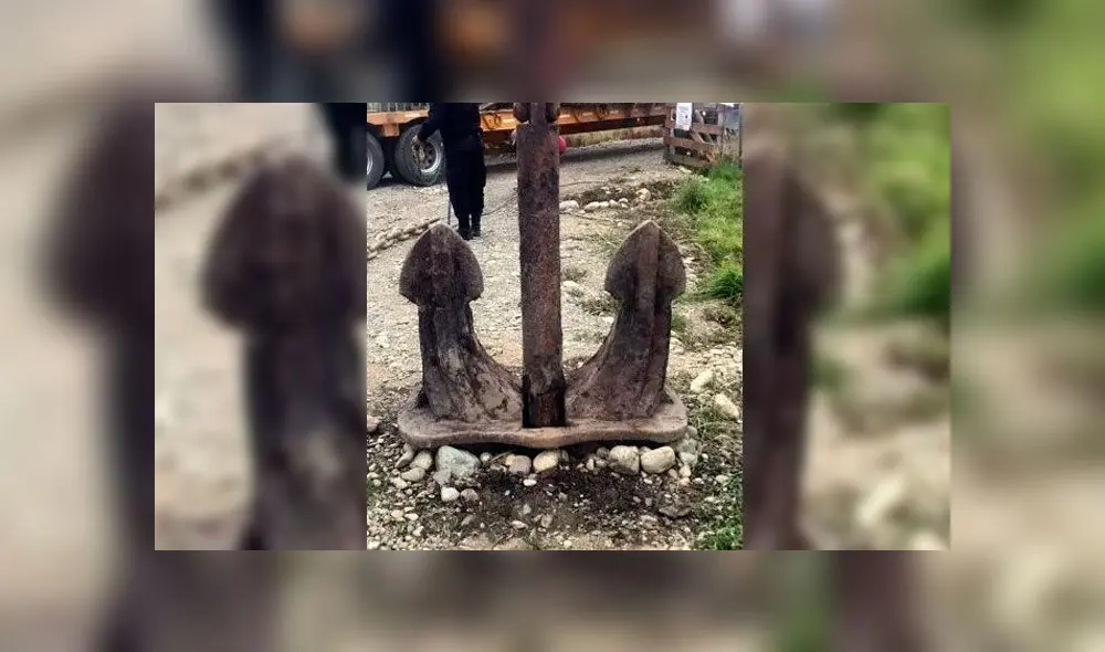 Cada ancla pesaba 1600 kilos. (Fuente: Crónica) Cada ancla pesaba 1600 kilos. (Fuente: Crónica)