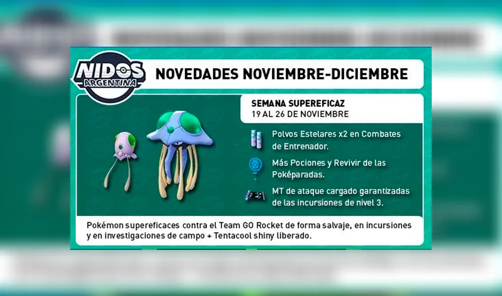La Semana Supereficaz trae estos nuevos jefes de incursión a Pokémon GO.