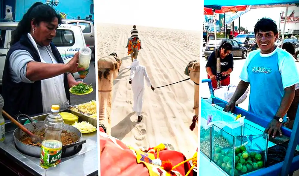 Aunque Qatar es muy exótico, los peruanos extrañan la buena sazón de los populares quioscos de la ‘Tía Veneno’. Foto: composición de LR/captura de Foros/@Tíaveneno