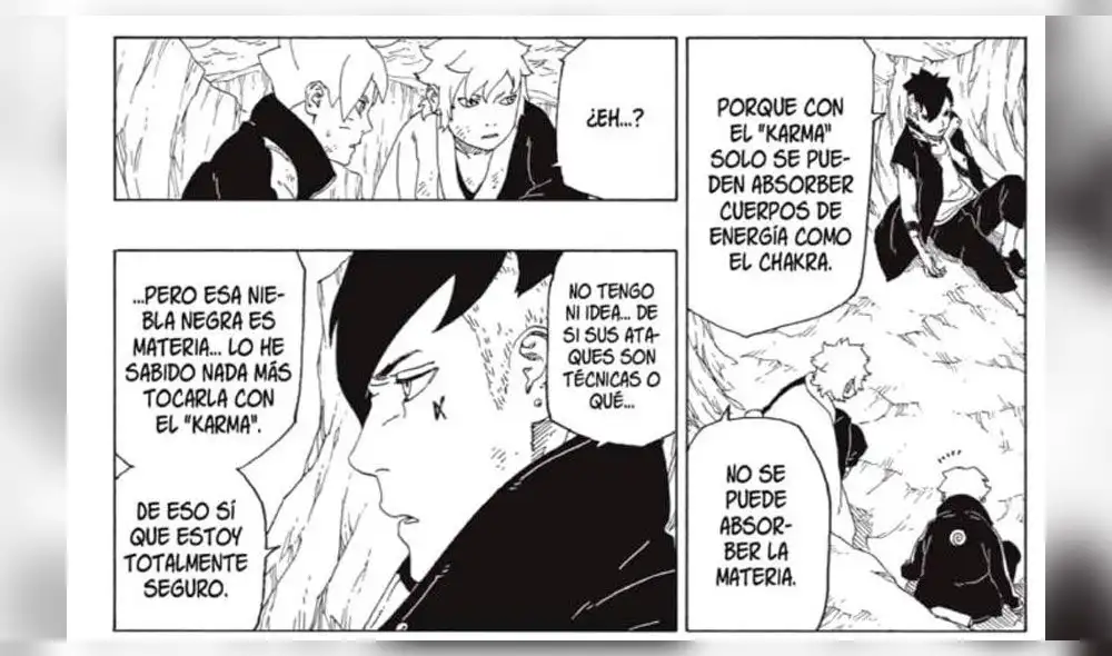 Boruto manga 41 reveló la debilidad del Karma de Boruto y Kawaki. Foto: Manga Plus