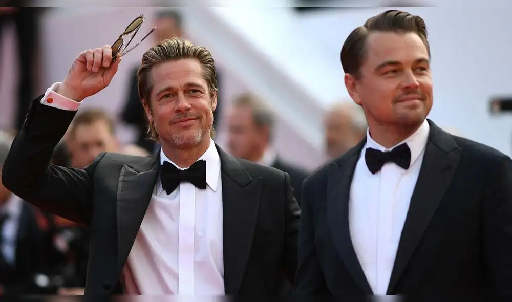 Brad Pitt bromea sobre rumor de romance con Leonardo DiCaprio