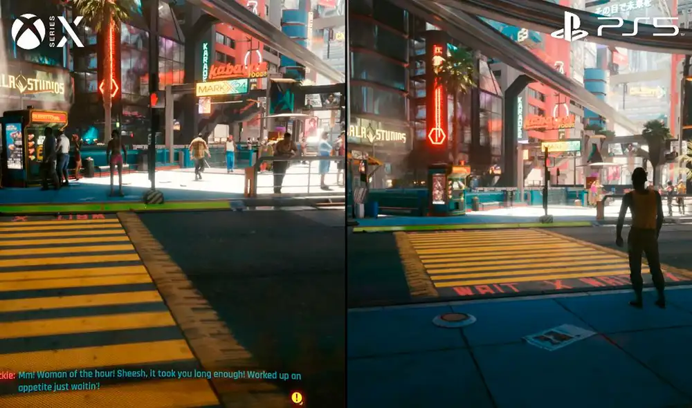 Las versiones de Cyberpunk 2077 que ejecutan ambas consolas es la misma que las de la PS4 y Xbox One, con ciertas mejoras de rendimiento. Foto: El Chapuzas Informático