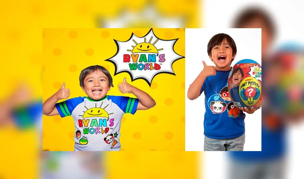 Ryan Kaji, youtuber de 8 años. Ryan Kaji, youtuber de 8 años.