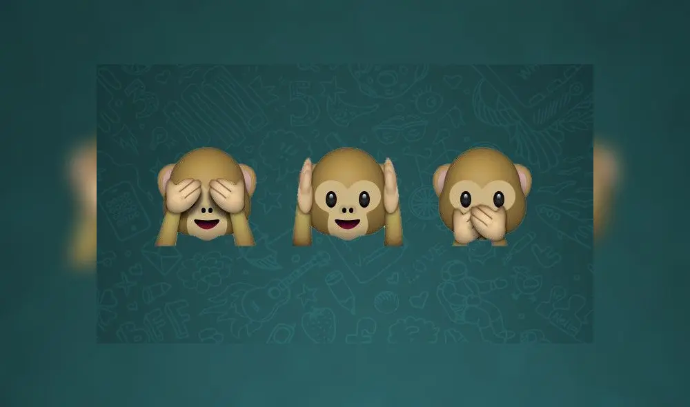 Este emoji del conjunto de emojis de los "Tres monos sabios".