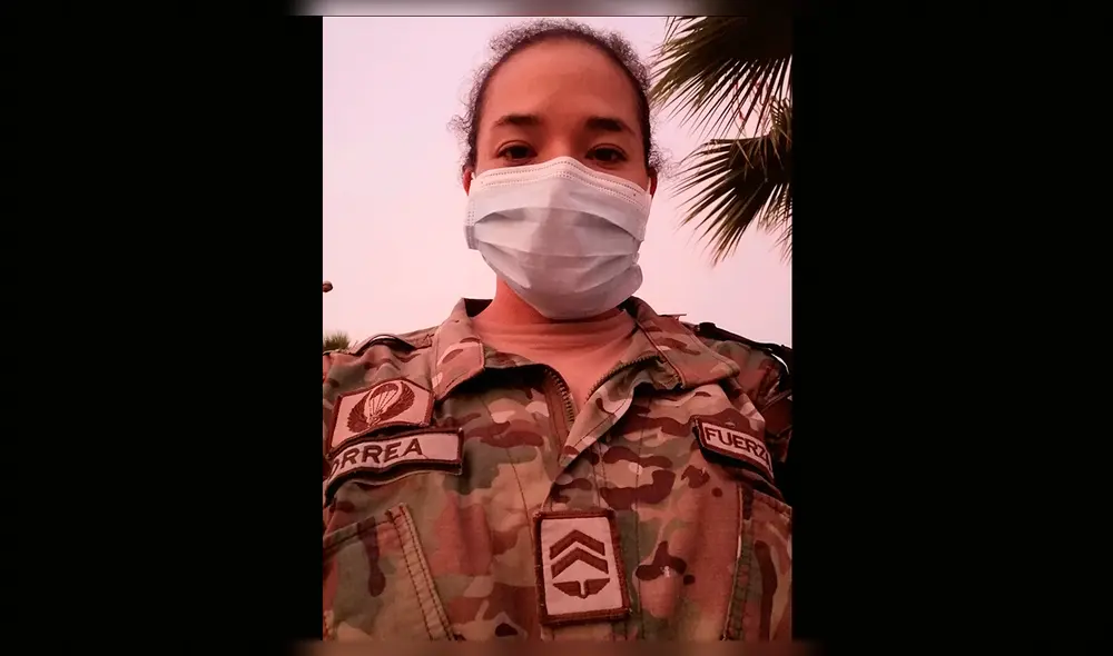 Nataly Correa, la deportista peruana que enfrenta al coronavirus en las calles.