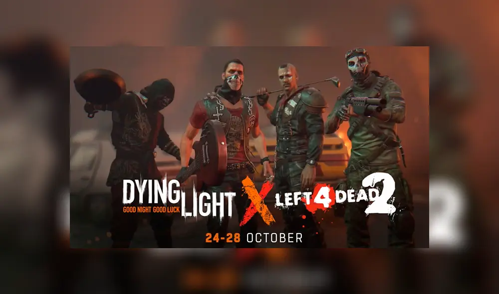 Dying Light y Left 4 Dead 2 se unen en increíble evento crossover desde el 24 hasta el 28 de octubre.