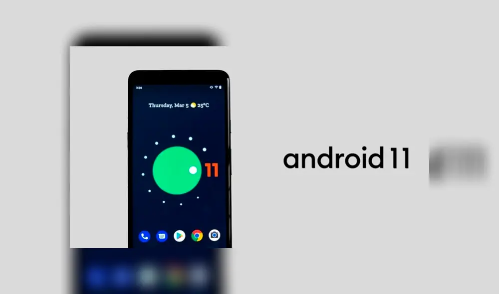 De momento, Android 11 está disponible en los teléfonos Pixel de Google. Foto: Google.