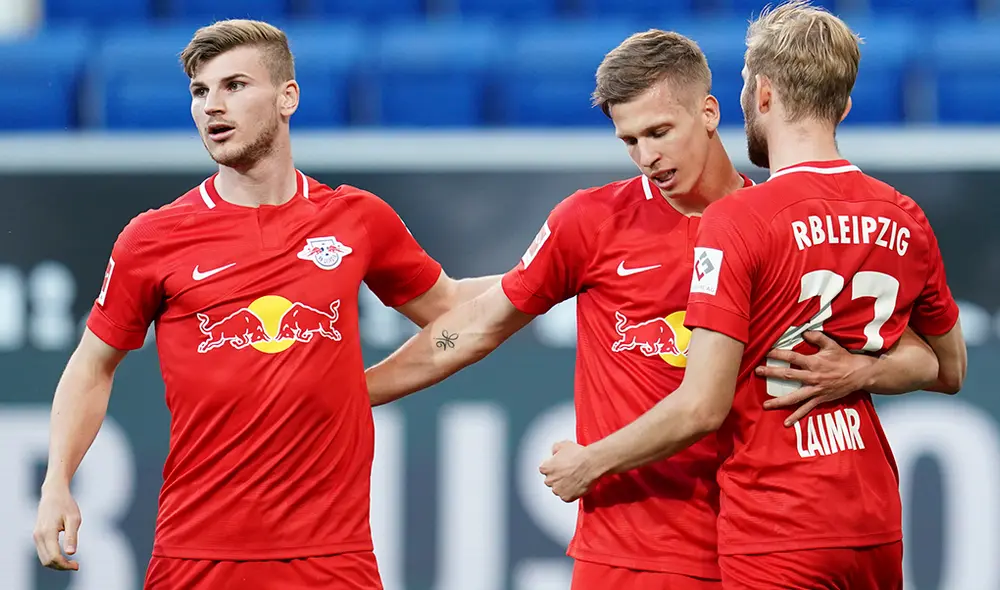 Leipzig se encuentra en la tercera posición de la tabla de la Bundesliga. Foto: AFP