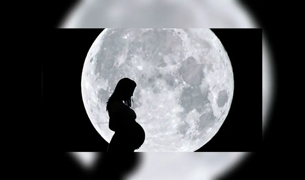 Eclipse lunar en embarazadas. Foto: difusión.