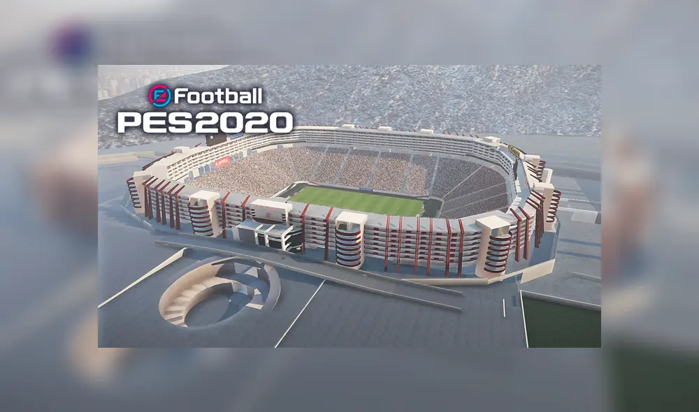 Editores de PES 2020 recrean el Estadio Monumental de la U en el videojuego.